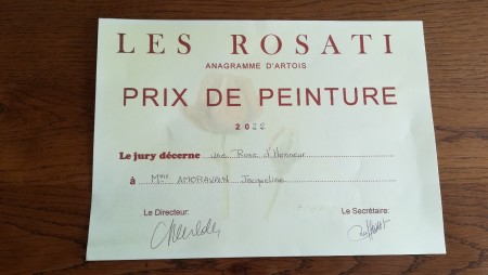   Rose d'honneur pour "Buccolique"